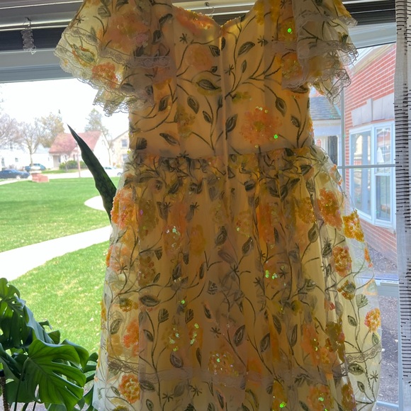 JessaKae Yellow Bramble Dress - Picture 4 of 6